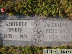 Gertrude F Ryder