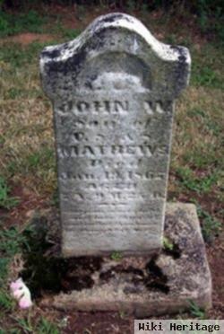 John W Mathews