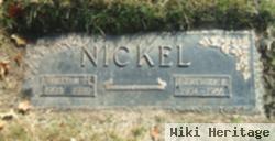 Gertrude F Nickel