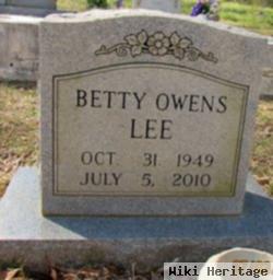 Betty Jean Owens Lee