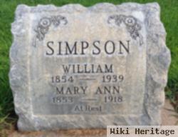 Mary Ann Pyle Simpson