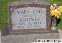 Mary Lou Martin Kloewer