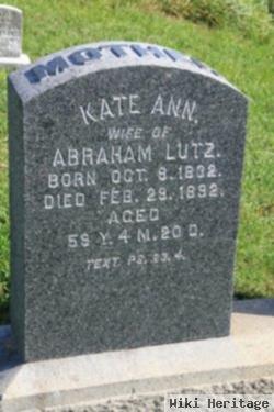 Kate Ann Lutz