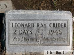 Leonard Ray Crider