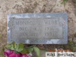 Monroe E Webb