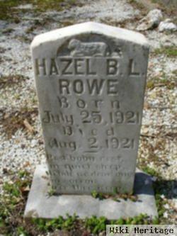 Hazel B L Rowe