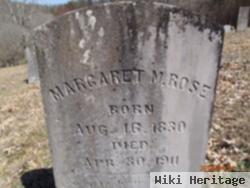 Margaret M Rose