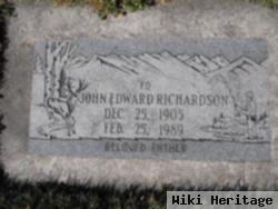 John Edward "ed" Richardson