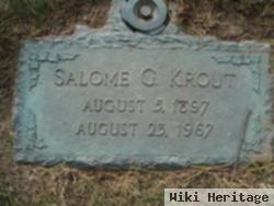 Salome G. Simonis Krout