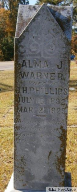 Alma J Warner Phillips