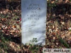 Pvt John Adcock