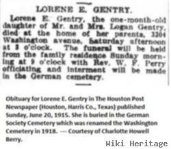 Lorene E. Gentry