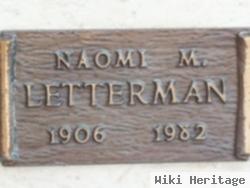 Naomi M Letterman