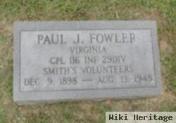 Paul J. Fowler