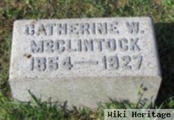 Catherine W Mcclintock