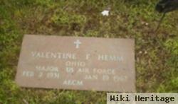 Maj Valentine F. Hemm