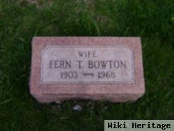 Fern T Bowton