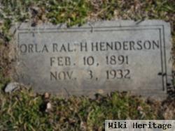 Orla Ralph Henderson