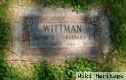 Barbara Faye Todd Wittman