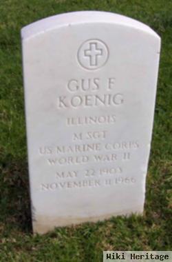 Sgt Gus F Koenig