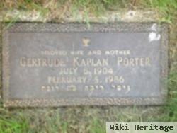 Gertrude Kaplan Garfinkle Porter