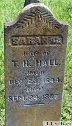 Sarah "sally" Morton Hall