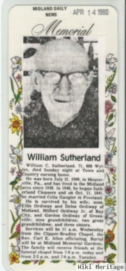 William C Sutherland