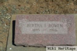 Bertha F Bowen