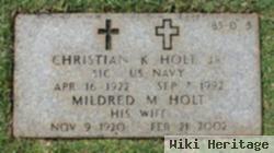 Christian Kenneth "chris" Holt, Jr