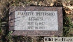 Jeanette Peterson Lysaker