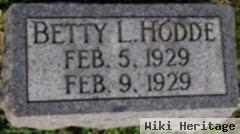 Betty L. Hodde