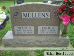 Ruth Adelina Durham Mullens Mullens