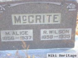 Robert Wilson Mccrite