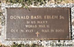 Donald Basil Eblen, Sr