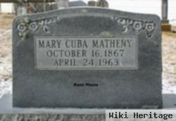 Mary Cuba Wade Matheny