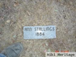Martha Ann Hunter Stallings