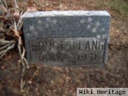 Ernst H Lang