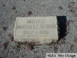 Martha Ann Elizabeth "mattie" Lindler Hegmann