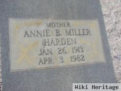 Annie B Miller Harden