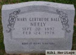 Mary Gertrude Ball Neely