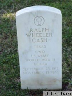 Ralph Wheeler Cash