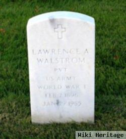 Lawrence A Walstrom