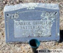 Carrol Orville Patterson