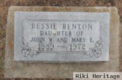 Bessie Wible Benton