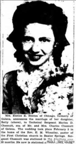 Betty Benton Chesnutt