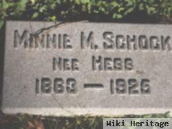 Minnie M Hess Schock