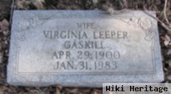 Virginia Leeper Gaskill