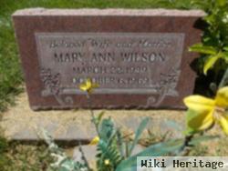 Mary Ann Wilson