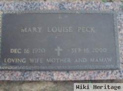 Mary Louise Peck