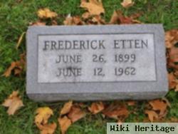 Fredrick "fritz" Etten